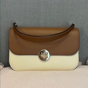 Kate Spade Two-Tone Brown and Cream Handbag